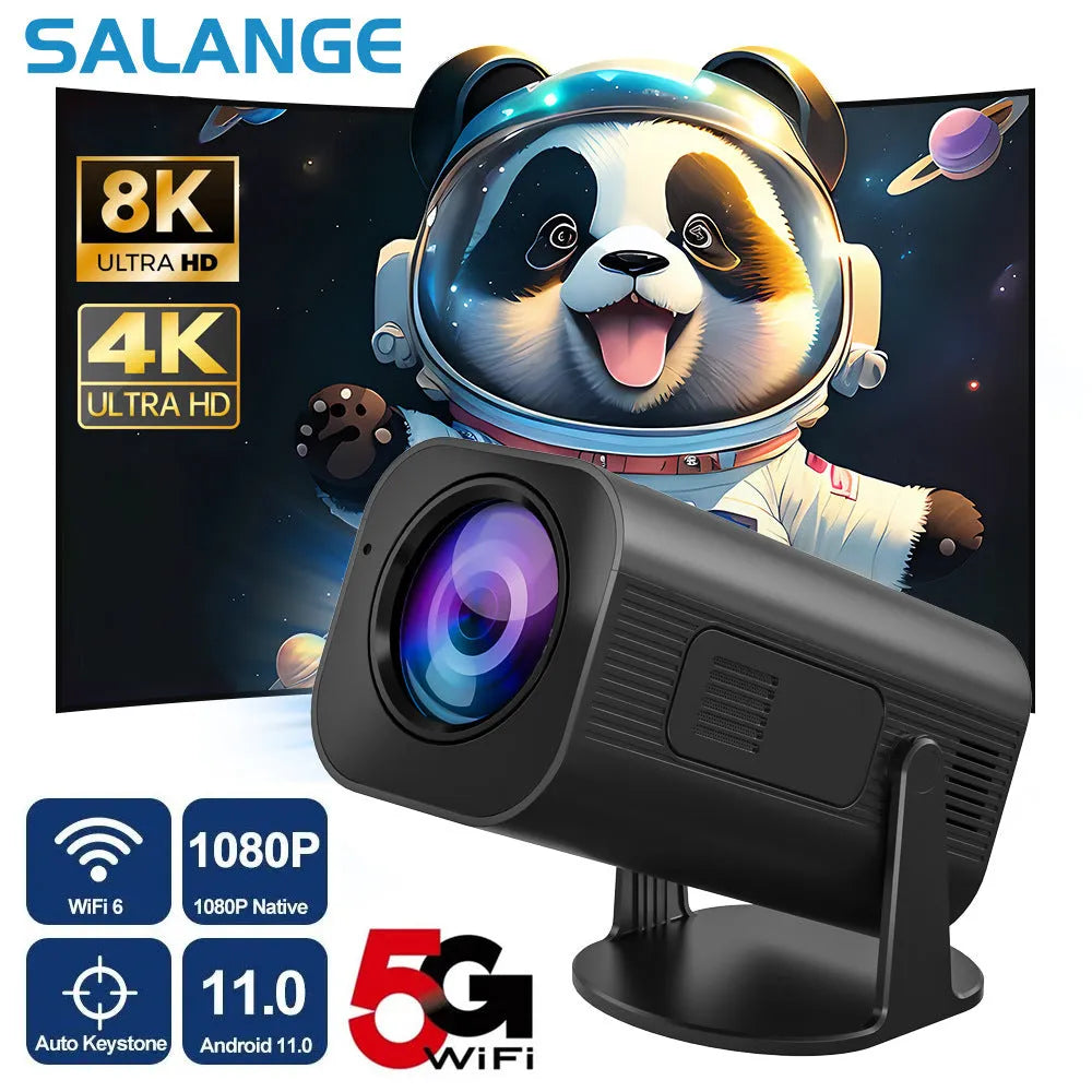 P330 portable mini projector in black or white showing remote control and power cord