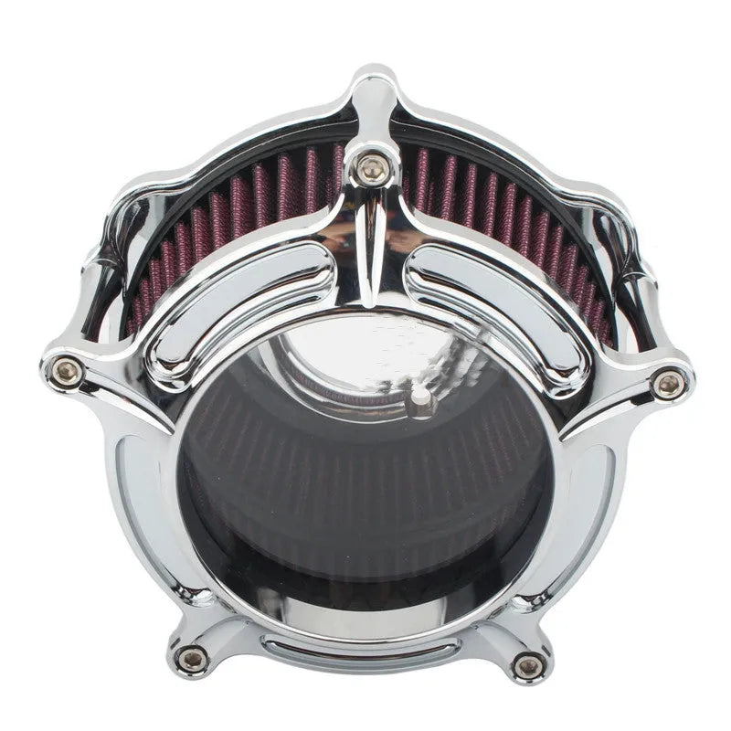 MP09-JJL aluminium motorcycle air filter for 300cc bikes in various colour options