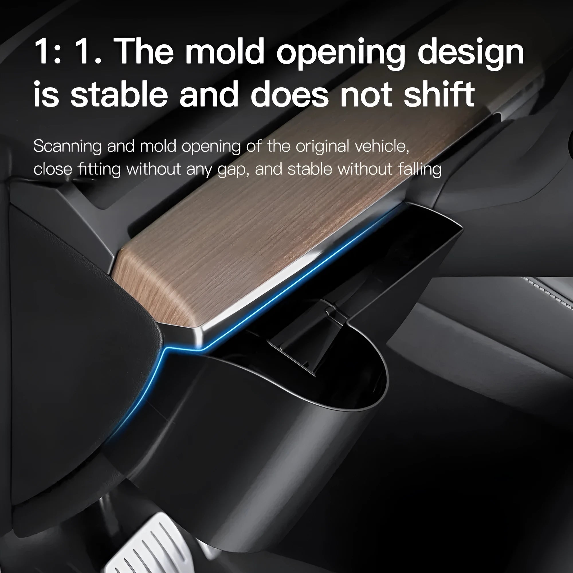 Tesla Model 3 and Model Y dashboard water cup holder with handle