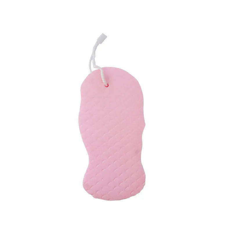 White 3D bath ball with fish scale pattern for body exfoliation