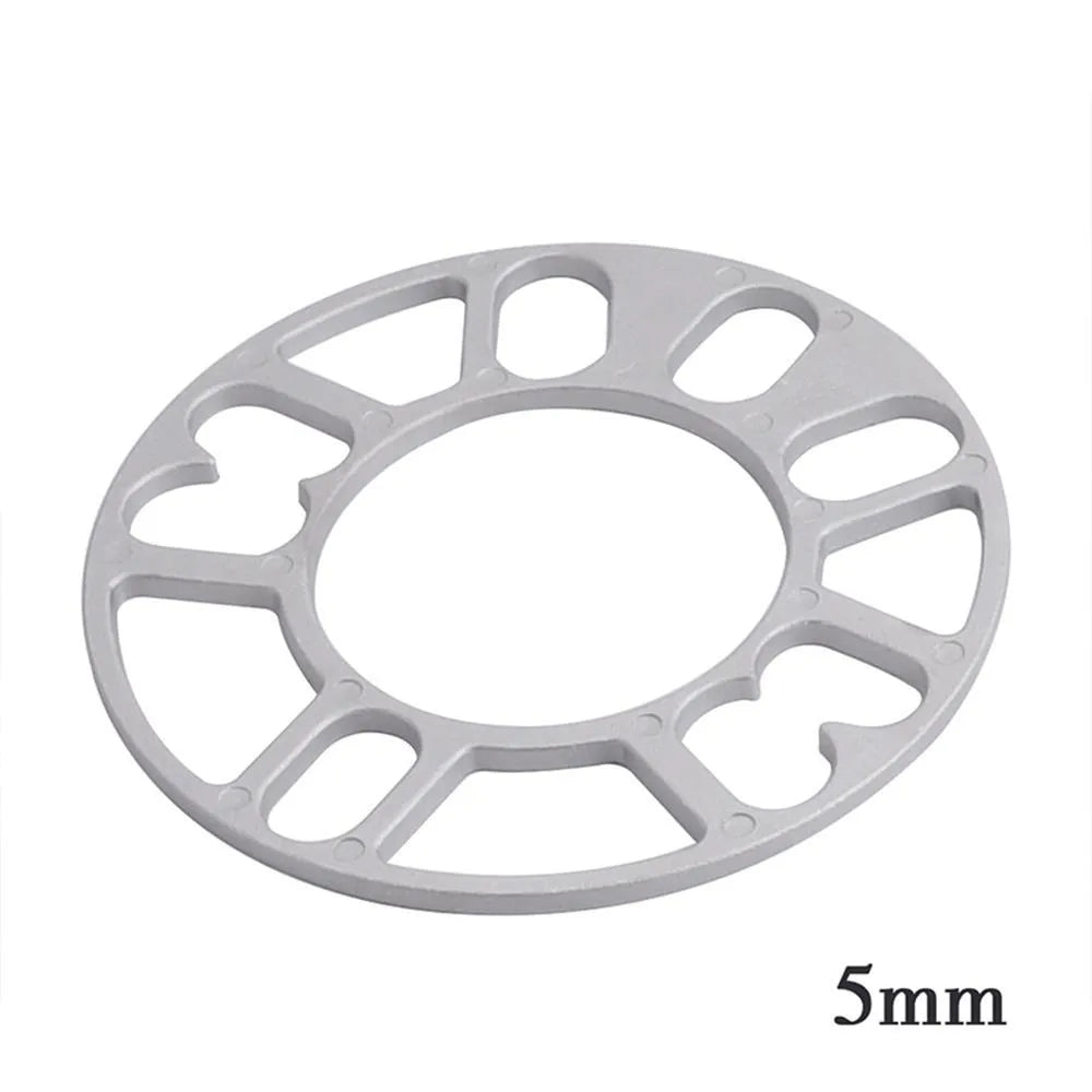 Automotive wheel hub widening gasket spacer in 3mm 5mm 8mm 10mm thickness options for brake clearance