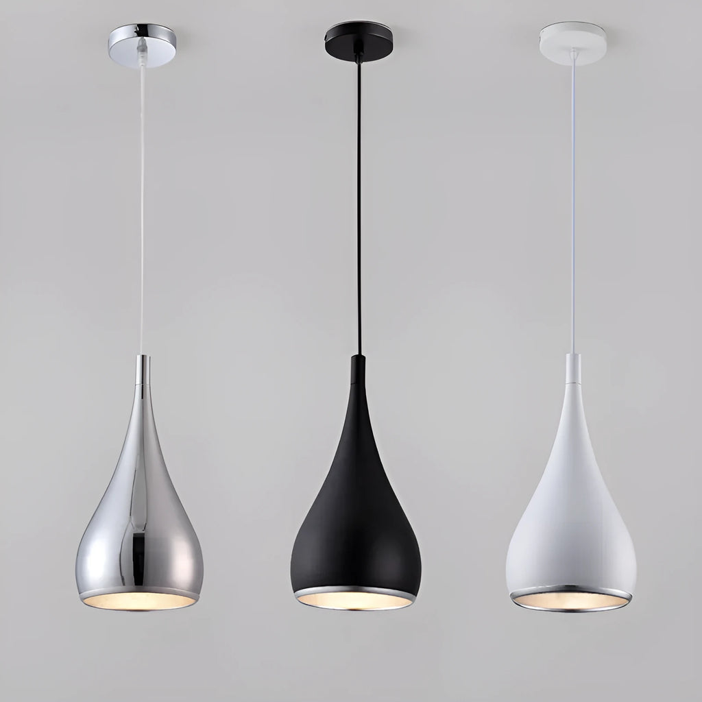 Minimalist iron chandelier with adjustable heads in black finish for bedroom or living room lighting