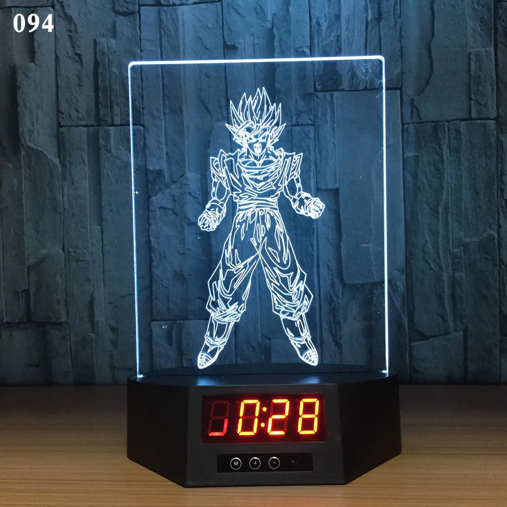 3D glowing dolphin shaped LED table lamp with remote control on a bedside table.