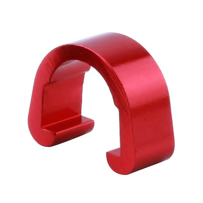 Aluminium alloy C buckle hardware component in eight colour options measuring 10.2×13×5mm