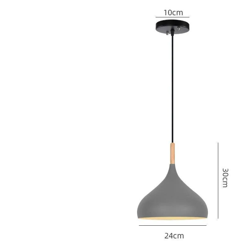 Adjustable height aluminium alloy fishline pendant chandelier in modern simple style