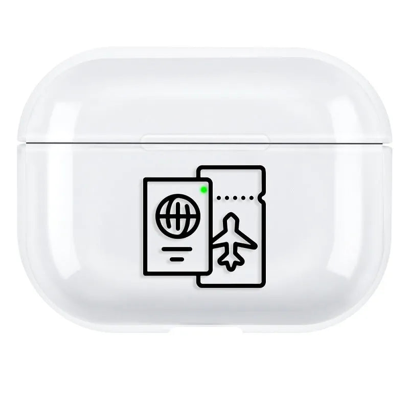 PC material protective shell case for AirPods Pro 3 compatible earphones in solid colour