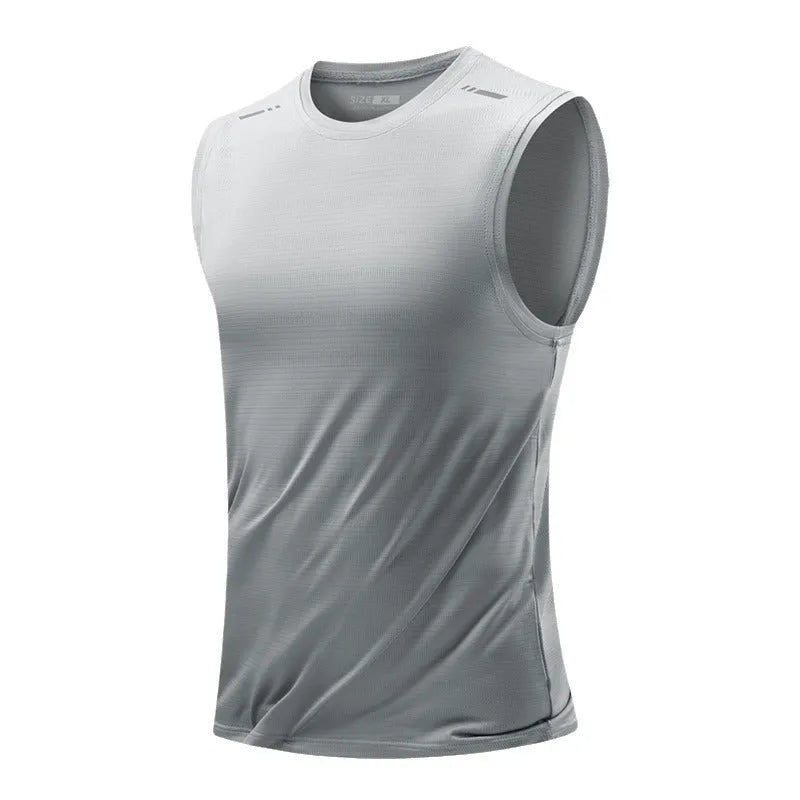 Men's loose-fit bamboo fibre waistcoat in multiple colours with straight hem design
