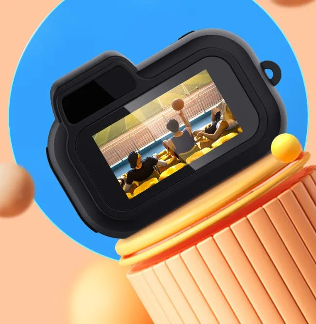 Black Y3000 HD outdoor sports camera with 0.96-inch screen showing compact size.