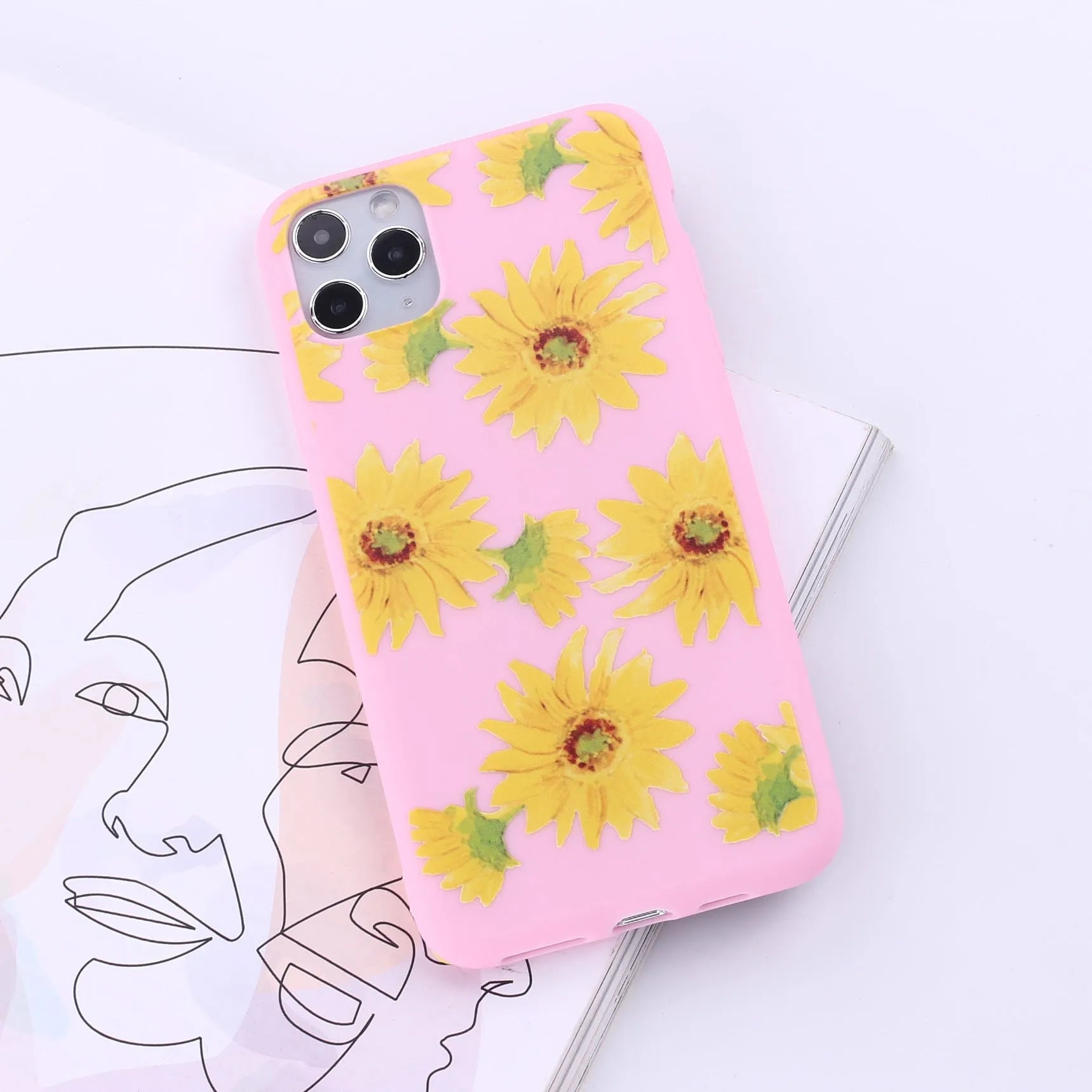TPU mobile phone back cover case for iPhone in painted European and American style design
