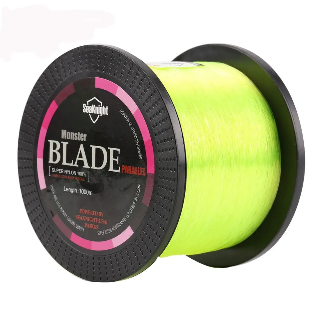 Seaknight 1000 M spool of nylon monofilament fishing line in selected colour and diameter.