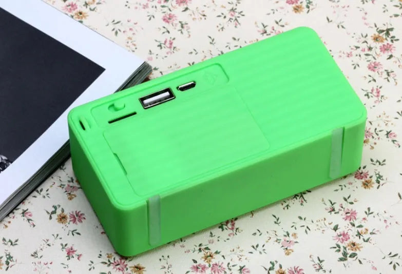 Cannon X3 cube-shaped wireless Bluetooth speaker in five colour options with portable design for outdoor audio