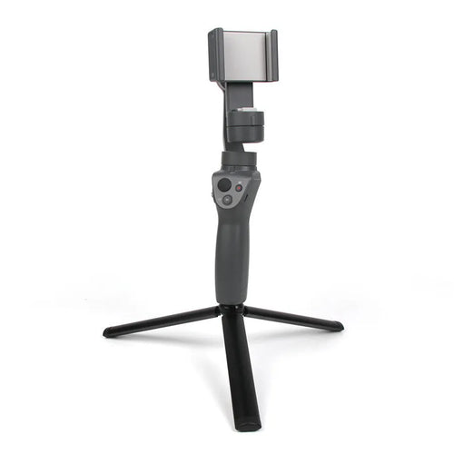 Black aluminium alloy mobile phone PTZ handheld stabiliser tripod for Apple iPhone compatibility