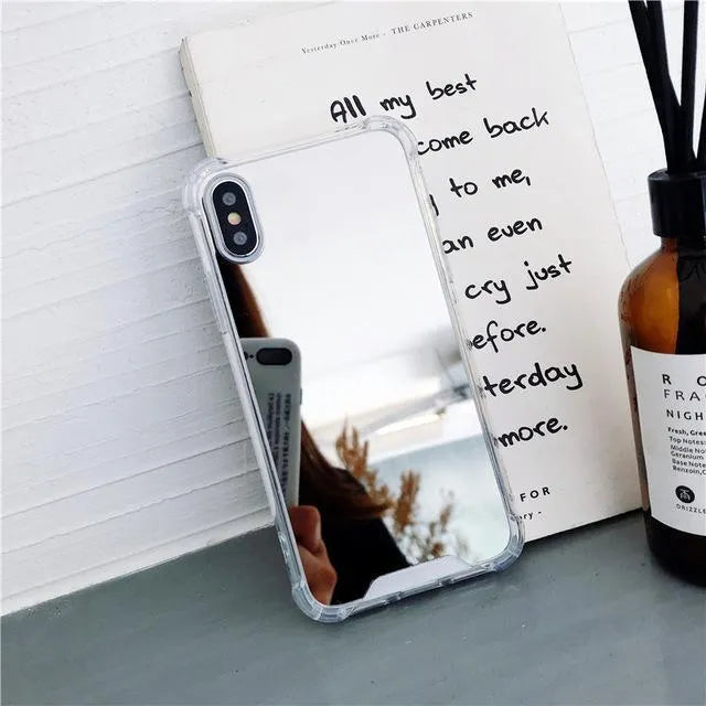 Mirror finish TPU phone case for iPhone in six colour options