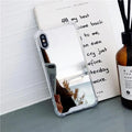 Mirror finish TPU phone case for iPhone in six colour options