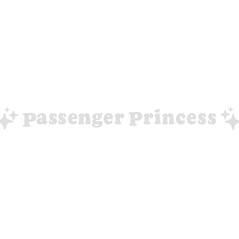 Passenger Princess rearview mirror decorative sticker in reflective colours on car side mirror