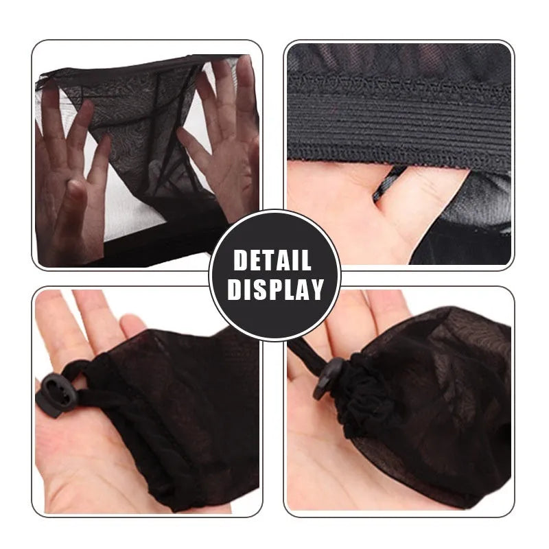 High elasticity spandex wig mesh cap in multiple colours for human hair wig application