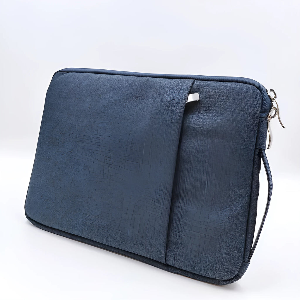 Canvas tablet case for Pro 12.9 devices in grey, light grey, navy, and rose red colours