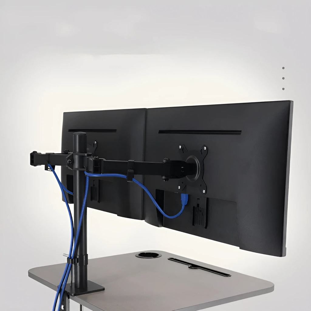 SPCC cold rolled steel computer lifting rotating display bracket for 13-32 inch monitors with 9kg capacity