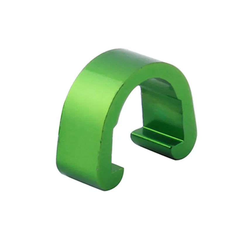 Aluminium alloy C buckle hardware component in eight colour options measuring 10.2×13×5mm
