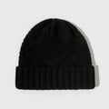 Thickened wool knitted winter hat in dome style available in ivory white khaki red brown grey and black