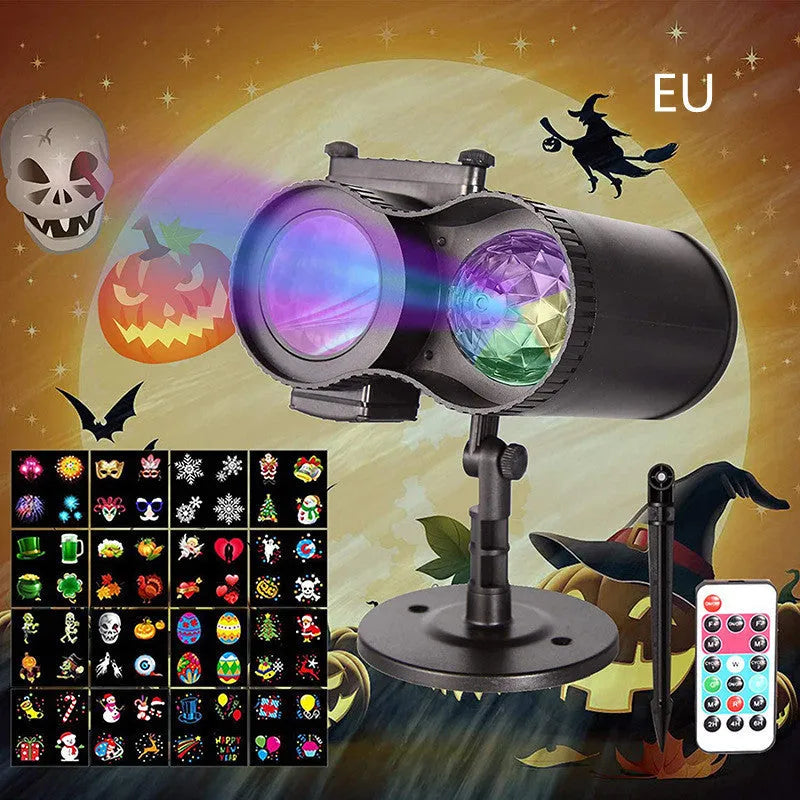 Outdoor double tube animated watermark light with IP65 waterproof rating for garden use.