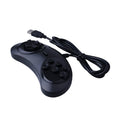 Black Sega USB PC game controller with 1.8m wire, model SG002-BL-1PCS