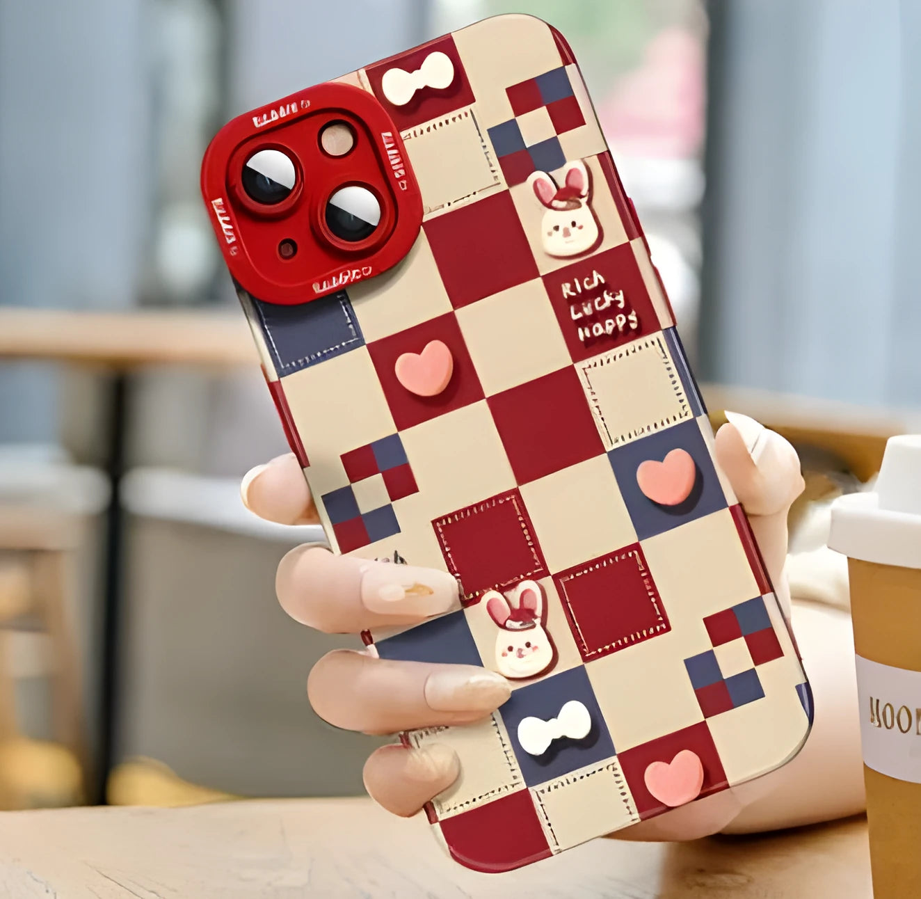 Silicone cartoon mobile phone case for Apple iPhone 14 in style02 design