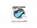 Blue USB mobile phone SIM card reader for contact and message backup