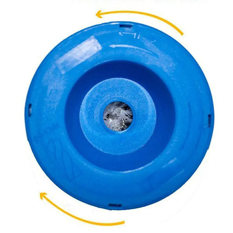 Blue bowl-shaped electric hammer dust cover accessory with sponge and PVC gasket