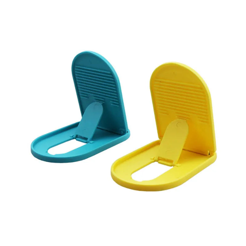 Plastic mobile phone stand with bracket support in multiple colour options