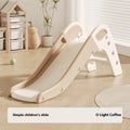 Small plastic baby slide for toddlers, shown in blue colour option.