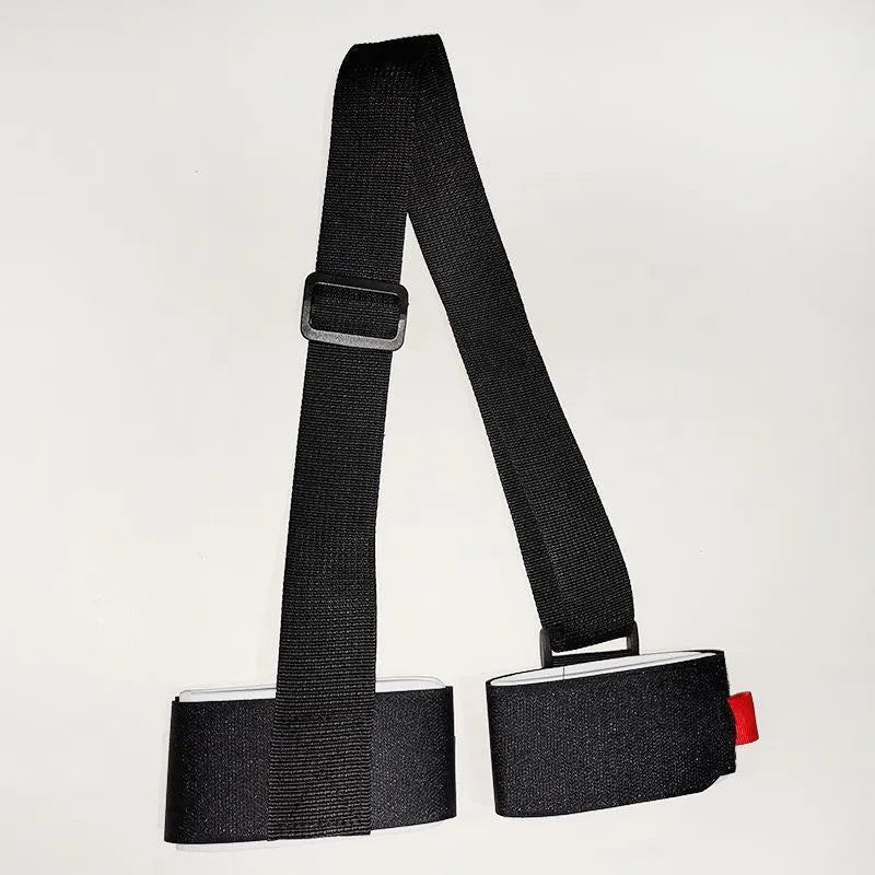 Fixed sewing adjustable skiing bandage shoulder strap in black, blue, pink, or red.