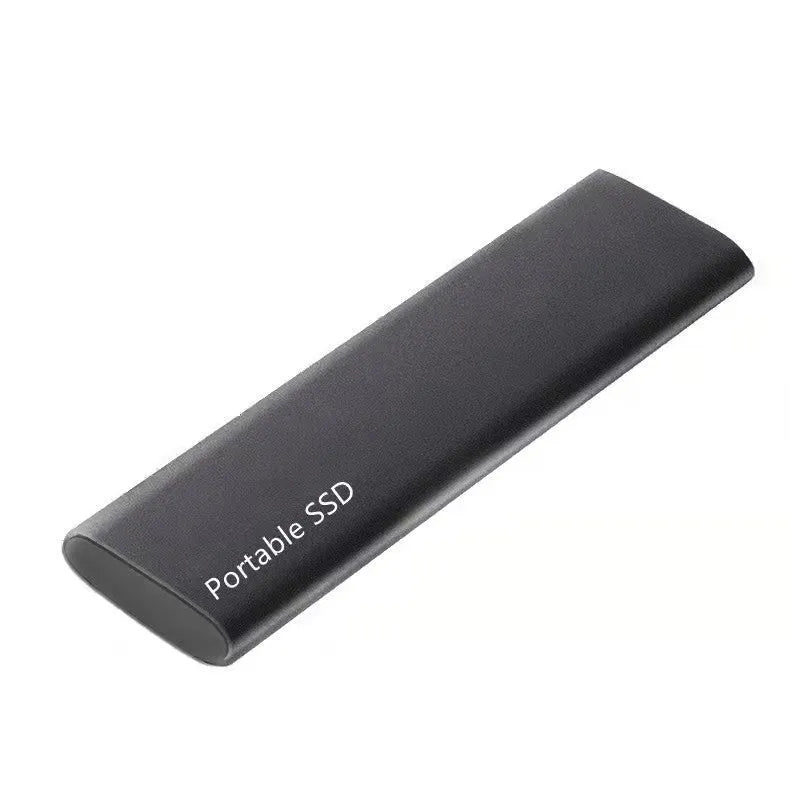 Red interface, ultra-thin metal 10TB mobile solid state drive for portable storage