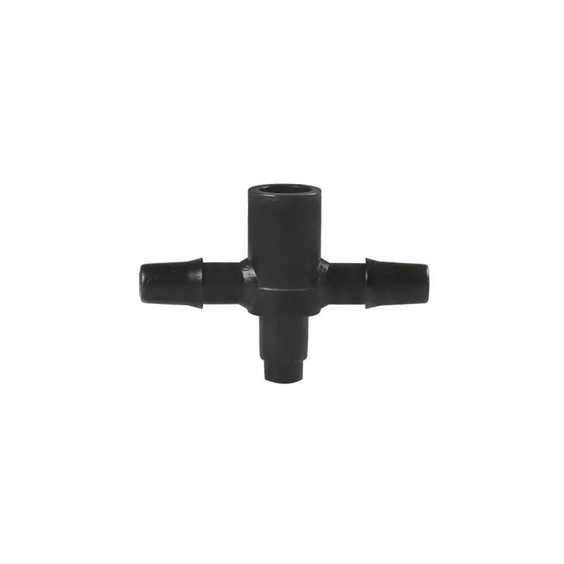 PE plastic tee water distributor for micro spray irrigation systems