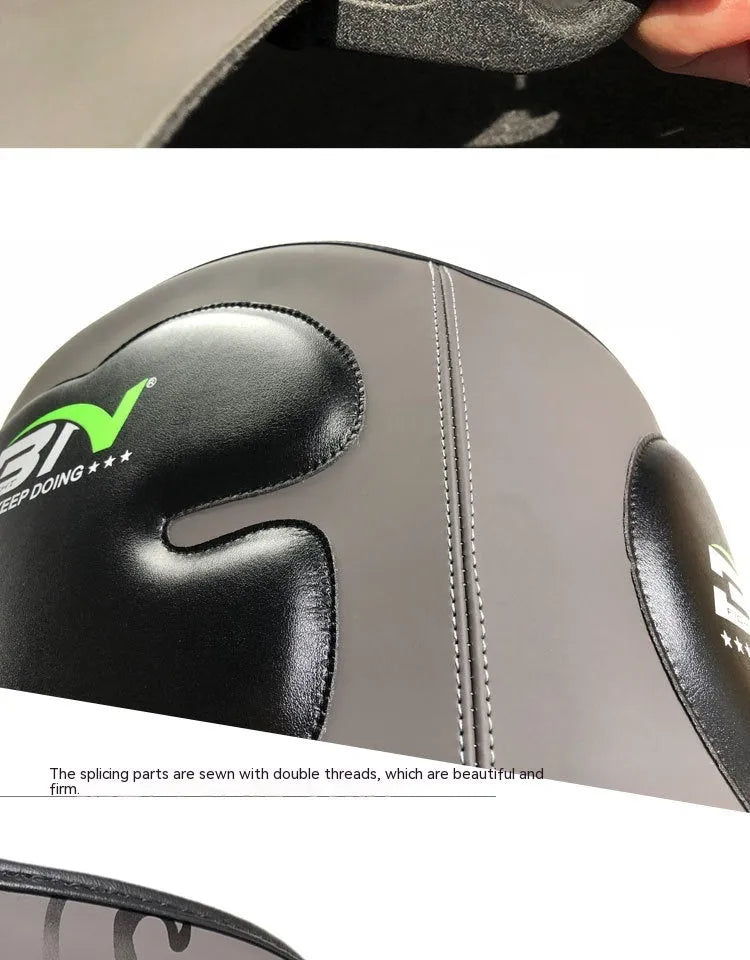 Sanda boxing breast protection target for waist defence in dark grey colour