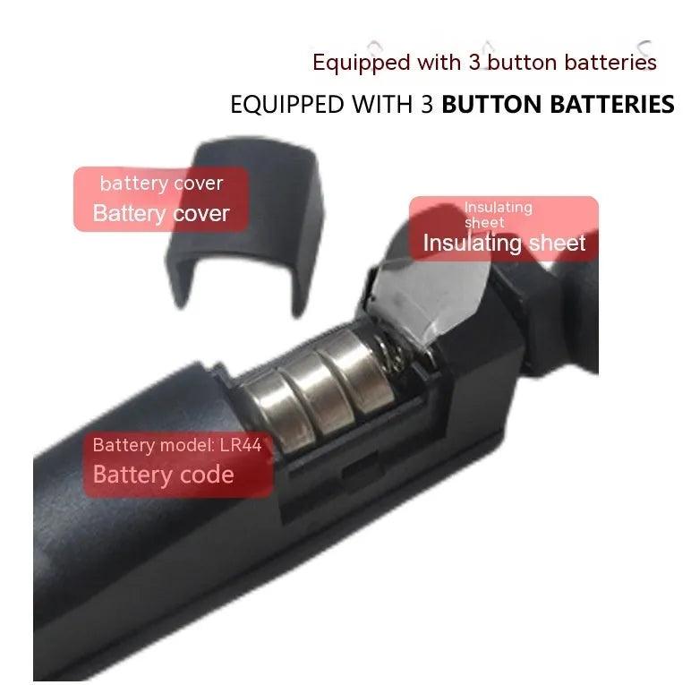 Golf putter laser aiming instrument showing laser sight alignment technology