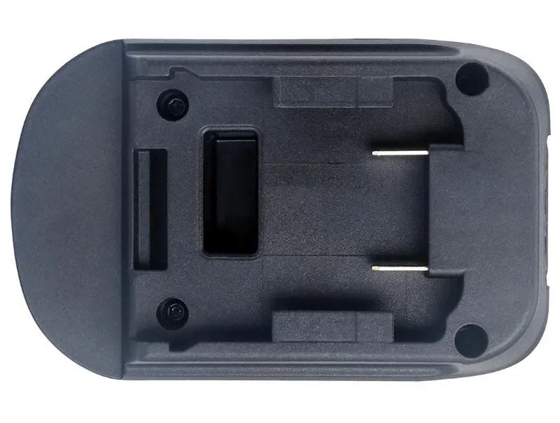 Black Milwaukee to MAKITA battery adapter for DM18M tools using H99F batteries, measuring 125x90x65 cm