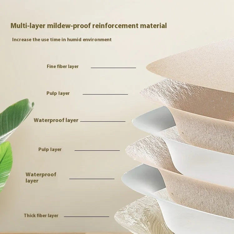 Brown biodegradable disposable cat litter box showing three size options.