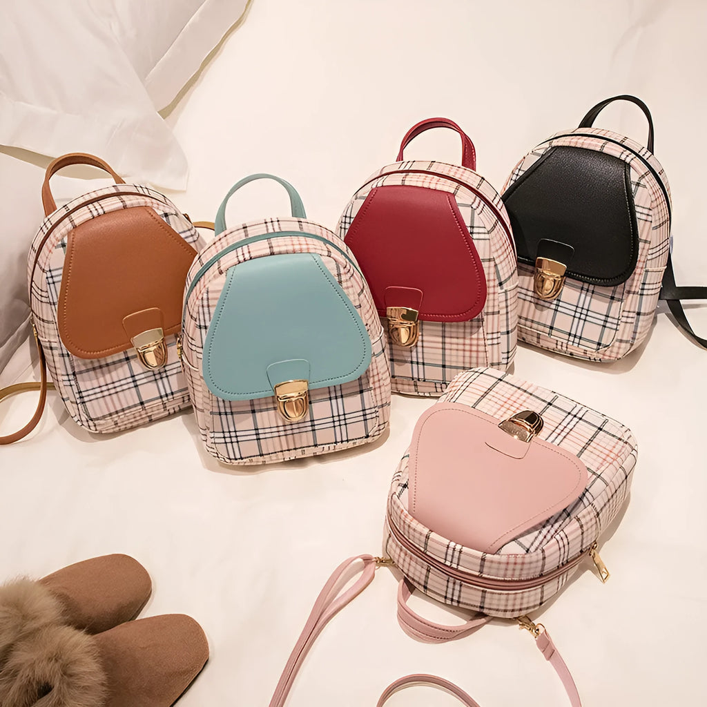 One shoulder diagonal phone bag in PU leather shown in one of five colour options.