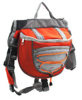 Nylon plaid pet carrier backpack for small dogs and cats in green colour