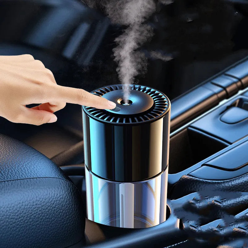 AI intelligent spray perfume humidifier with glass seat in choice of six fragrances