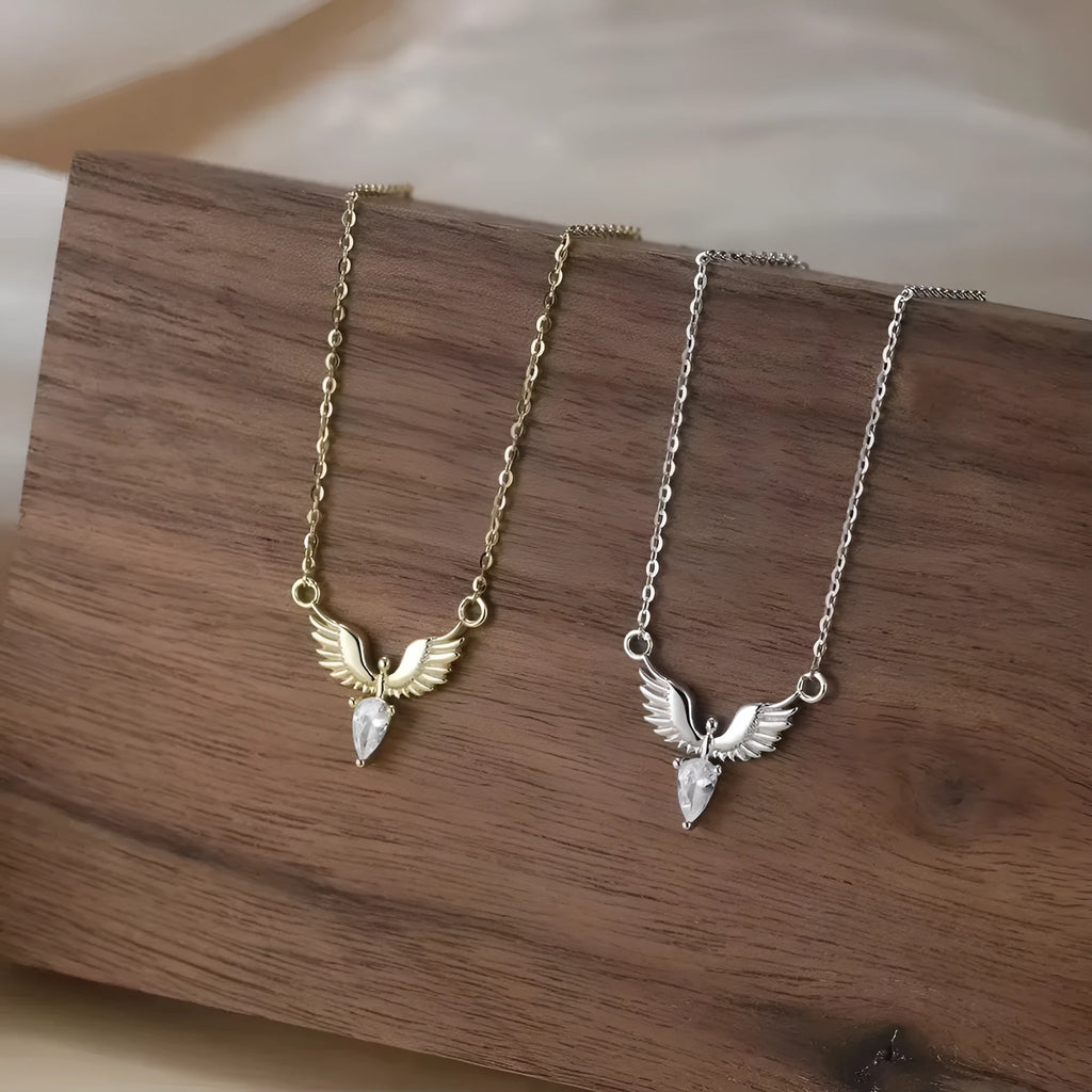 925 sterling silver necklace with electroplated eagle pendant on adjustable O-ring chain