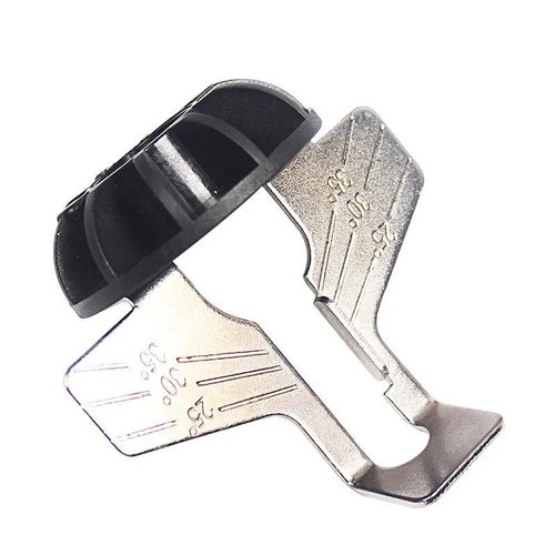 Silver electric chain grinding machine accessory for sharpening chain saw blades