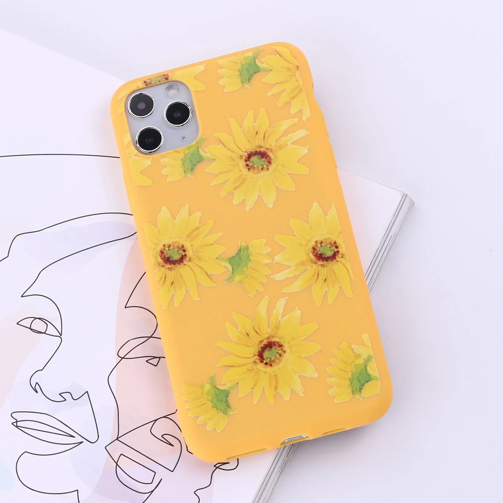 TPU mobile phone back cover case for iPhone in painted European and American style design
