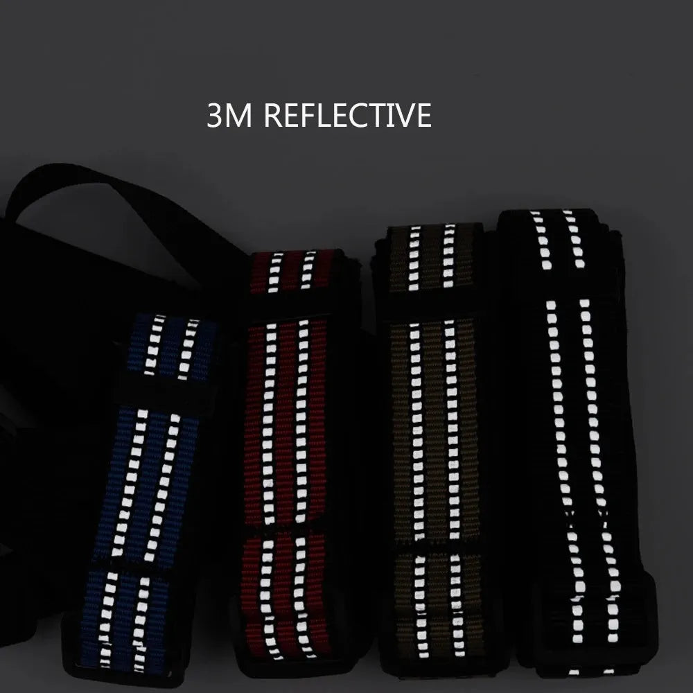 Adjustable anti-biting reflective dog muzzle for medium large dogs in black with straps