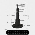 Chrome vanadium steel brake drum dismantlement tool for removing wheel hubs from electric cars and tricycles.