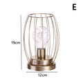 Geometric iron decorative light with electroplated finish in Nordic style for home ornamentation