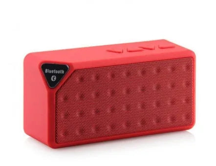 Cannon X3 cube-shaped wireless Bluetooth speaker in five colour options with portable design for outdoor audio