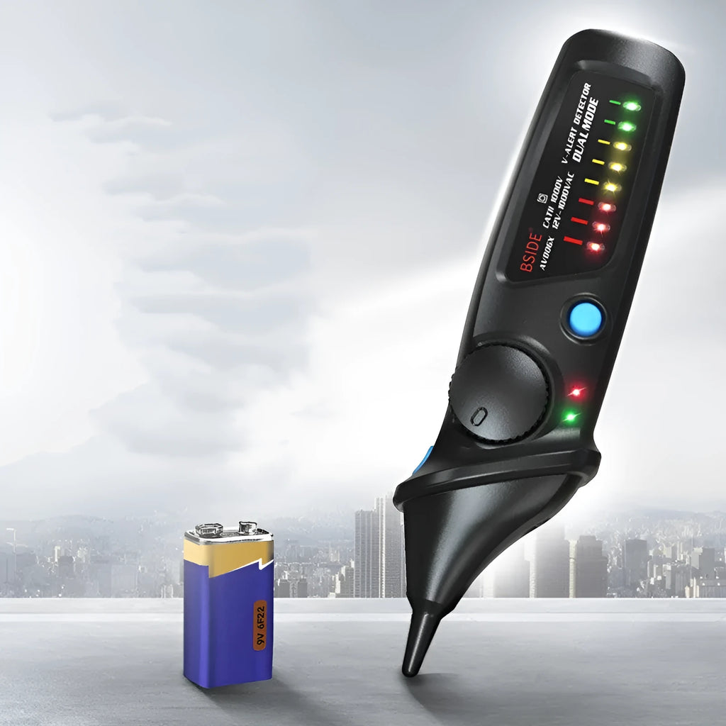 Smart sensor test pencil with round head for high pressure electrical testing applications