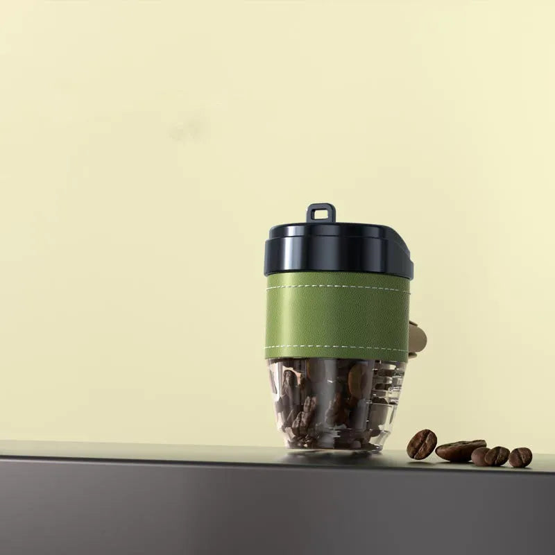 Plastic coffee cup shaped solid car air freshener with coffee beans fragrance in choice of colours